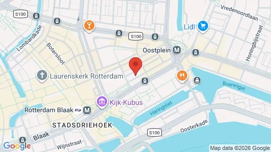 Apartments for rent i Rotterdam Centrum - kort over placeringen