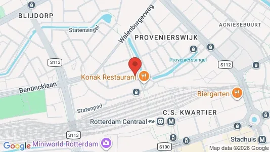 Apartments for rent i Rotterdam Noord - kort over placeringen