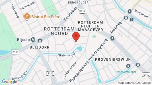 Apartments for rent i Rotterdam Noord - kort over placeringen