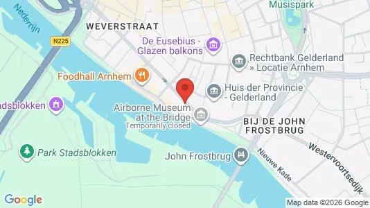 Rooms for rent i Arnhem - kort over placeringen