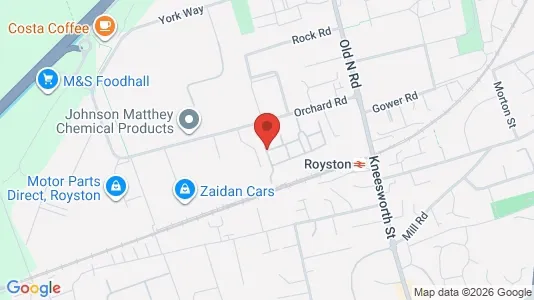 Apartments for rent i Royston - Hertfordshire - kort over placeringen