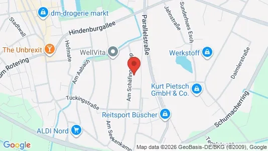 Apartments for rent i Borken - kort over placeringen