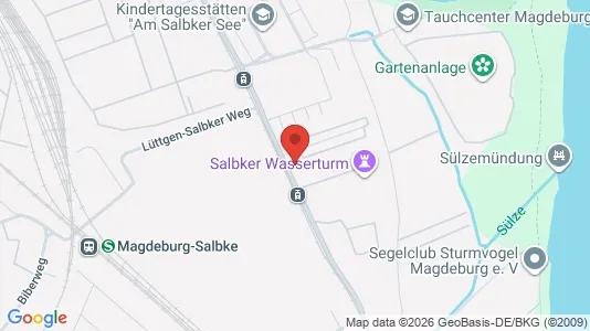 Apartments for rent i Magdeburg - kort over placeringen