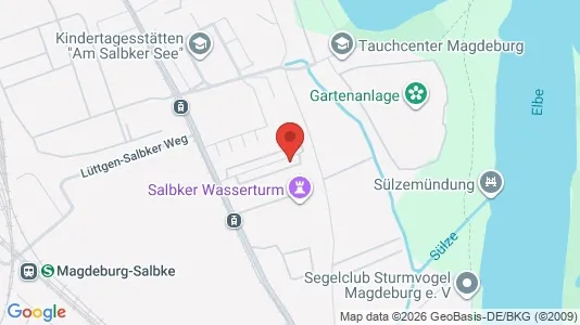 Apartments for rent i Magdeburg - kort over placeringen