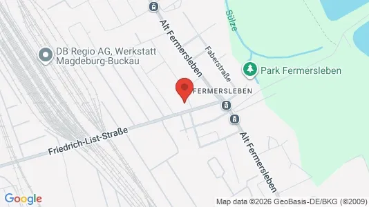 Apartments for rent i Magdeburg - kort over placeringen