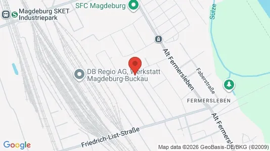 Apartments for rent i Magdeburg - kort over placeringen
