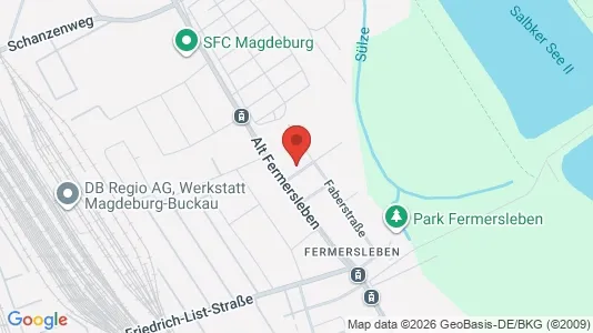 Apartments for rent i Magdeburg - kort over placeringen