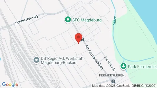 Apartments for rent i Magdeburg - kort over placeringen