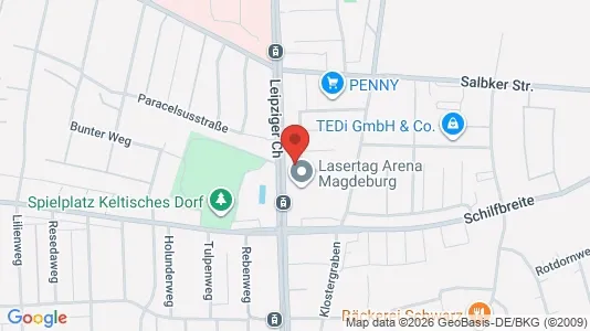 Apartments for rent i Magdeburg - kort over placeringen