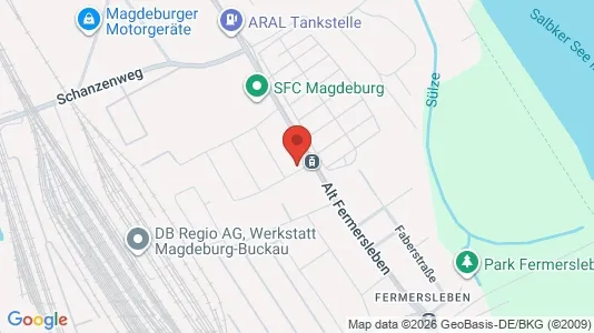 Apartments for rent i Magdeburg - kort over placeringen