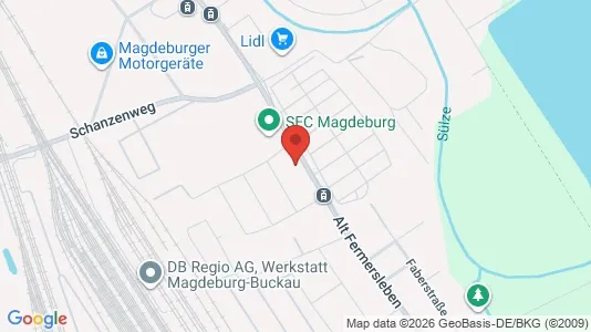 Rooms for rent i Magdeburg - kort over placeringen