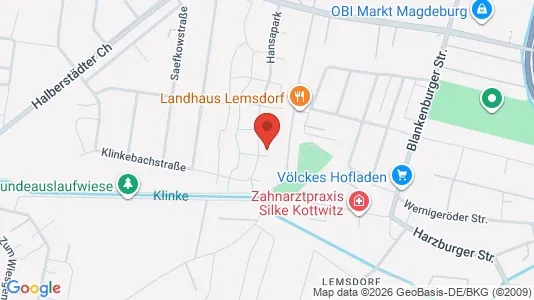 Apartments for rent i Magdeburg - kort over placeringen