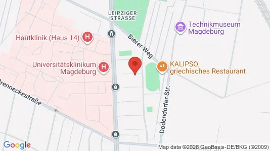 Apartments for rent i Magdeburg - kort over placeringen