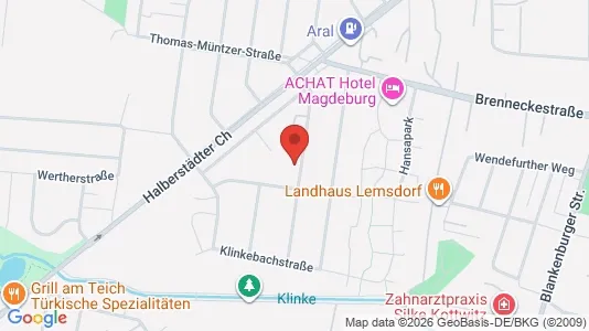 Apartments for rent i Magdeburg - kort over placeringen