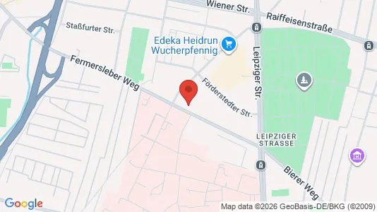 Apartments for rent i Magdeburg - kort over placeringen