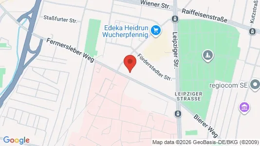 Apartments for rent i Magdeburg - kort over placeringen