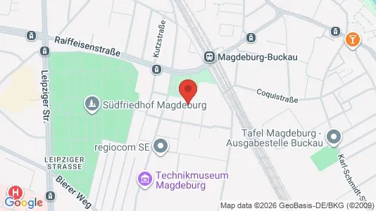 Apartments for rent i Magdeburg - kort over placeringen