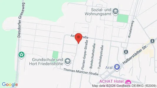 Apartments for rent i Magdeburg - kort over placeringen