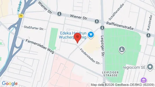 Apartments for rent i Magdeburg - kort over placeringen