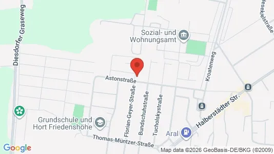Apartments for rent i Magdeburg - kort over placeringen