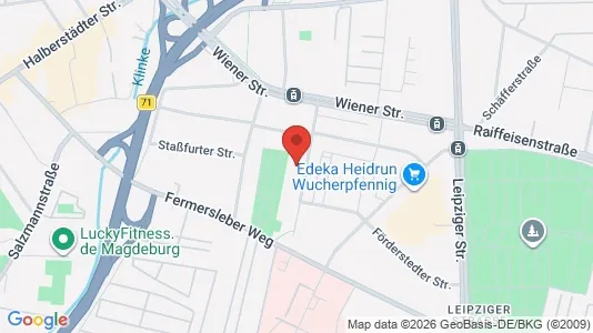 Apartments for rent i Magdeburg - kort over placeringen