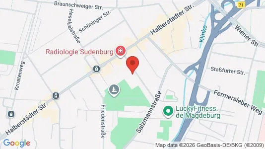 Apartments for rent i Magdeburg - kort over placeringen
