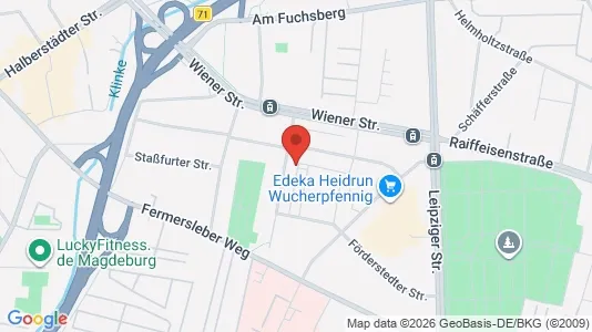 Apartments for rent i Magdeburg - kort over placeringen