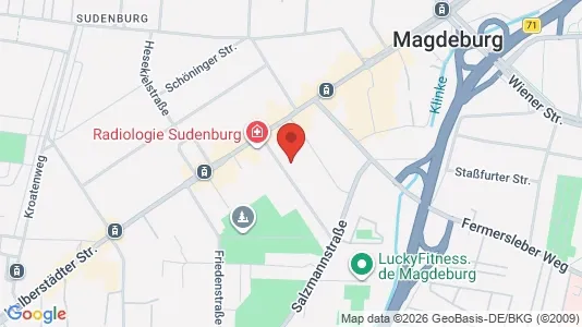 Apartments for rent i Magdeburg - kort over placeringen