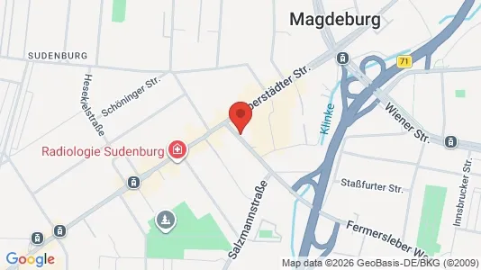 Apartments for rent i Magdeburg - kort over placeringen