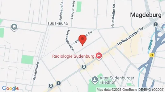 Apartments for rent i Magdeburg - kort over placeringen