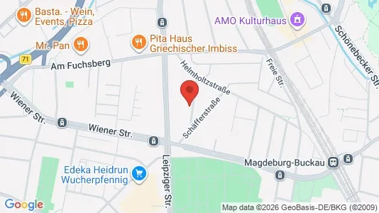Apartments for rent i Magdeburg - kort over placeringen