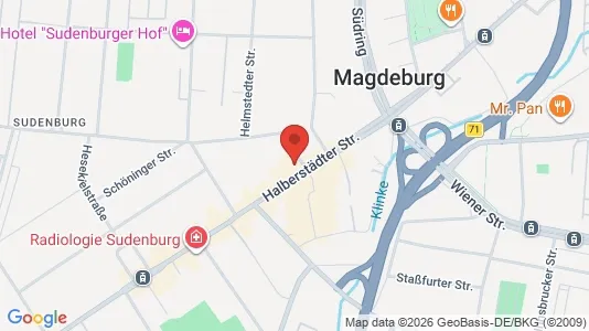 Apartments for rent i Magdeburg - kort over placeringen