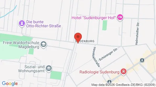 Apartments for rent i Magdeburg - kort over placeringen