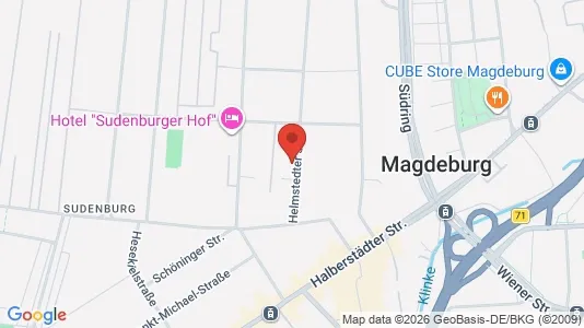 Apartments for rent i Magdeburg - kort over placeringen