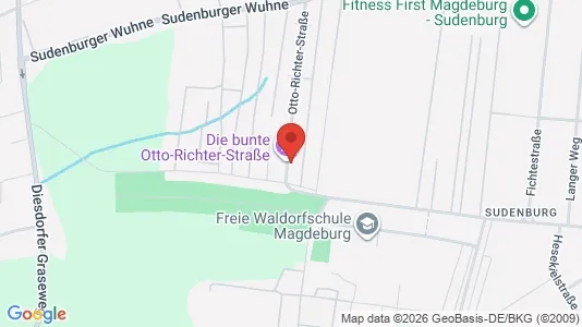 Apartments for rent i Magdeburg - kort over placeringen