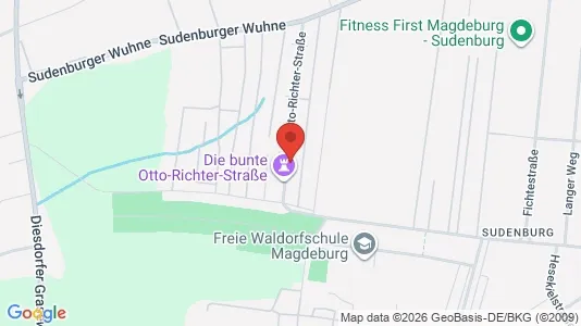 Apartments for rent i Magdeburg - kort over placeringen