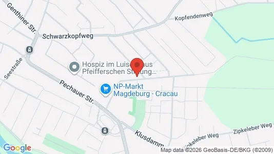 Apartments for rent i Magdeburg - kort over placeringen