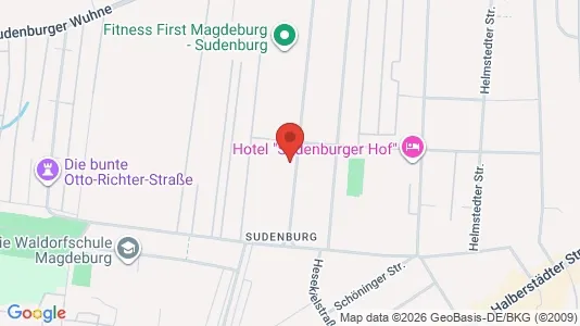 Apartments for rent i Magdeburg - kort over placeringen