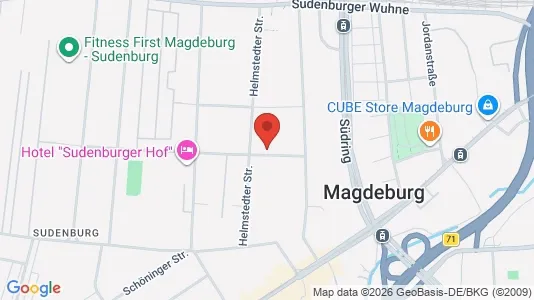 Apartments for rent i Magdeburg - kort over placeringen
