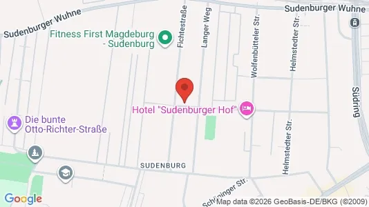 Apartments for rent i Magdeburg - kort over placeringen