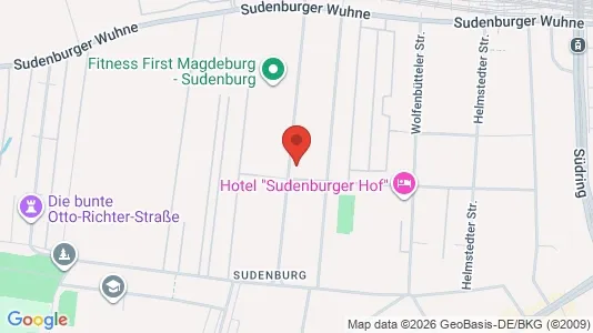 Apartments for rent i Magdeburg - kort over placeringen