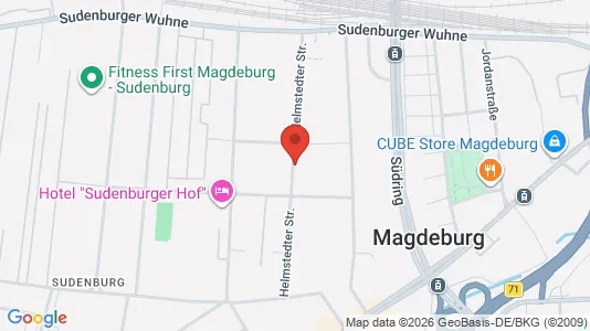 Apartments for rent i Magdeburg - kort over placeringen