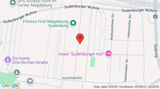 Apartments for rent i Magdeburg - kort over placeringen