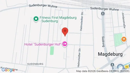 Apartments for rent i Magdeburg - kort over placeringen