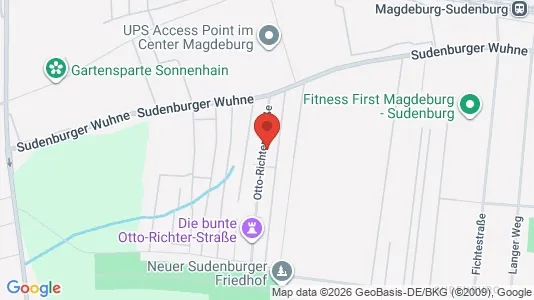 Apartments for rent i Magdeburg - kort over placeringen