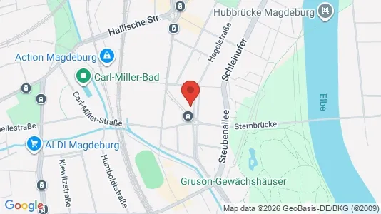 Apartments for rent i Magdeburg - kort over placeringen