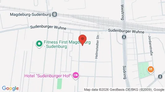 Apartments for rent i Magdeburg - kort over placeringen