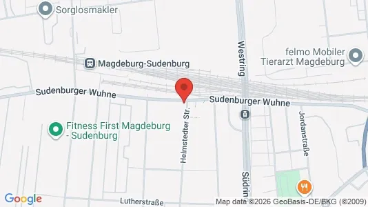 Apartments for rent i Magdeburg - kort over placeringen