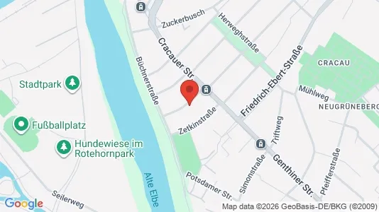 Apartments for rent i Magdeburg - kort over placeringen