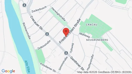 Apartments for rent i Magdeburg - kort over placeringen